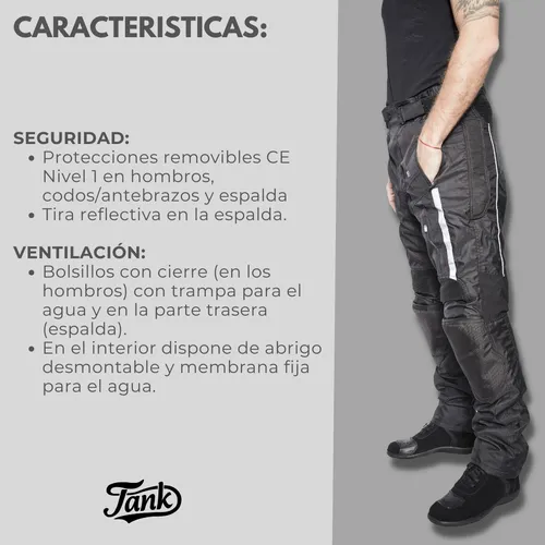 Pantalon cordura moto hombre hotsell