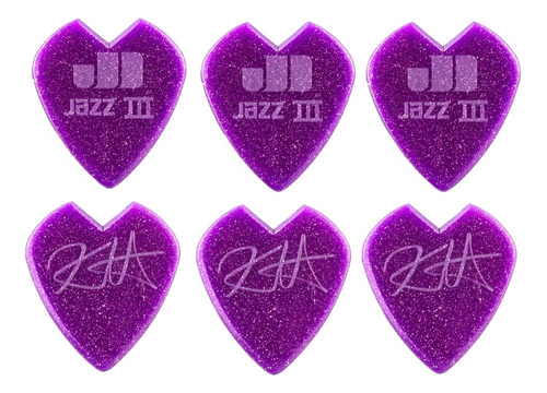 Pack Puas Guitarra Jim Dunlop 47p Kh3nps Kirk Hammett X6