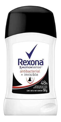 Desodorante Barra Rexona 50 Gr Antibacterial + Invisible