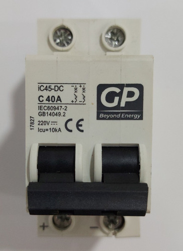 Interruptor Bipolar Gp 40a