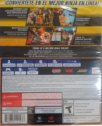 Imagen 2 de 9 de Naruto To Boruto:shinobi Striker (ps4)fisico/ Mipowerdestiny
