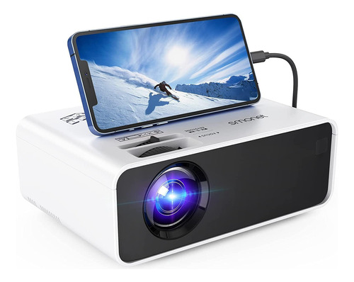 Proyector De Películas Portátil Hd 1080p Para Exteriores, 4k