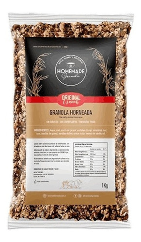 Granola Original Homemade 100% Natural 1000g Pack Economico