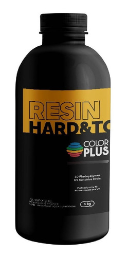 Resina Uv Hard & Tough 1 Lt Varios Colores Color Plus