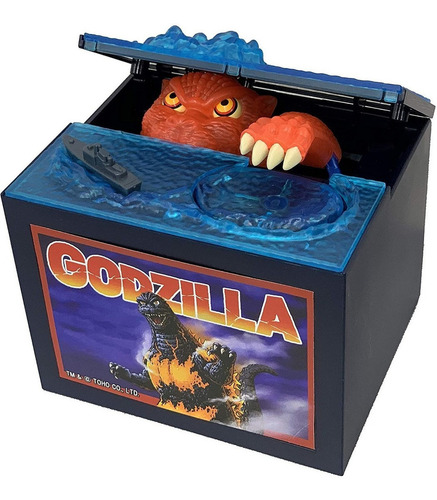 Alcancía electrónica con licencia Burning Godzilla