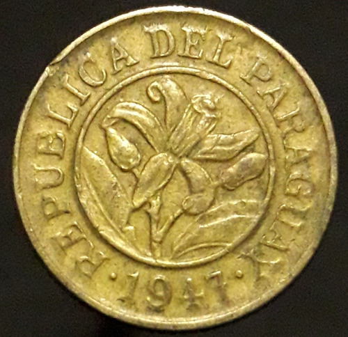 Moneda Paraguay 5 Centimos 1947