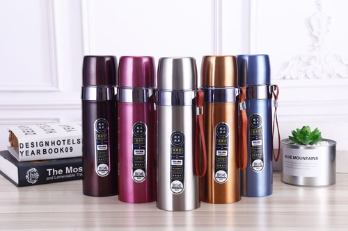 Termo Cafe Termo Mate Agua Caliente Infusor Té 750ml