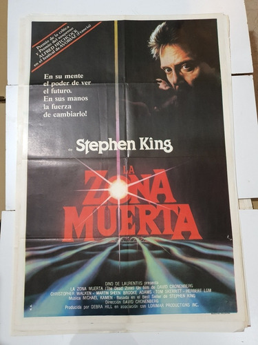 Afiche De Cine Original-la Zona Muerta-1804