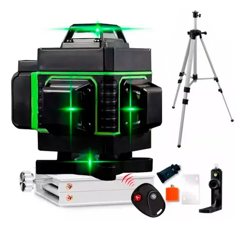 Nivel Láser De Nivelación Rotativa 360 Grados 16 Líneas 45m