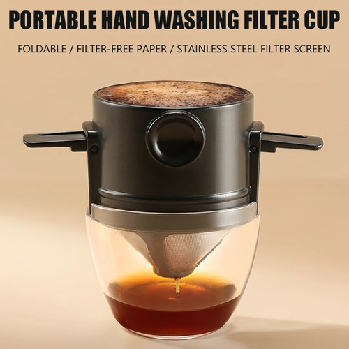 Filtro De Café Embudo Reutilizable Sin Papel Portátil