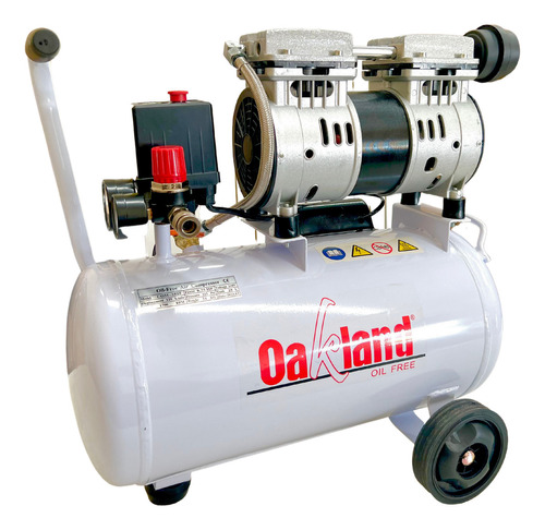 Compresor Libre Aceite Oakland 25l 1hp 110 Psi Oakcom-5525 