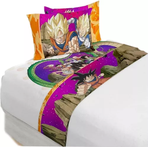 Sábanas Dragon Ball Individual | Sábanas y Cobertores Yazmin