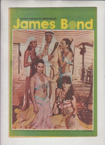 Comic James Bond Ian Fleming Nº 3 Uruguay Años 80 Unico Raro