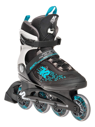 K2 Skate Kinetic 80 Pro Patines En Línea Para Mujer, Negro.