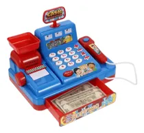 Comprar Caja Registradora Juguete Supermercado Niños Luz Sonido Color Azul