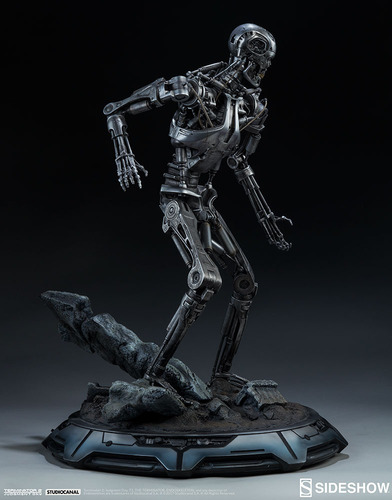 Terminator T-800 Endoskeleton Estatua Sideshow
