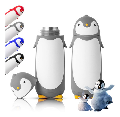 Termo Taza En Forma De Pingüino De Aislamiento Vidrio 300ml