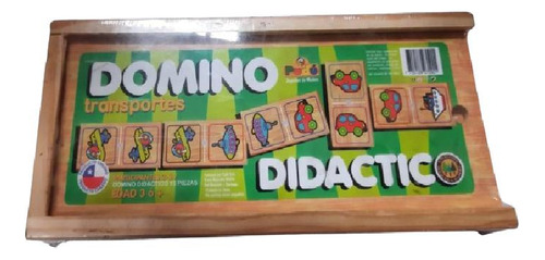 Domino Didáctico 15 Piezas De Transportes