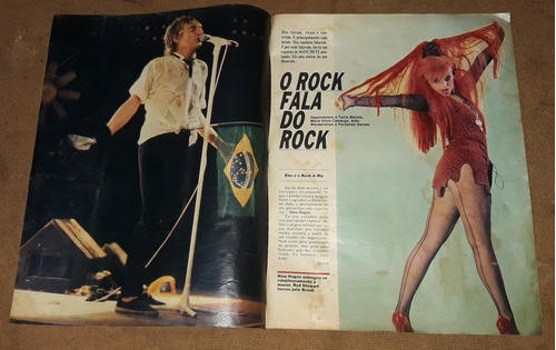 Rock In Rio Matéria Em Revista Manchete 1985 Ozzy Nina Hagen