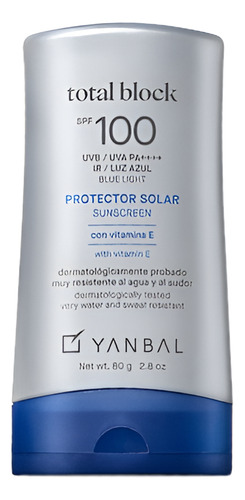Bloqueador - Total Block Spf 100 80g