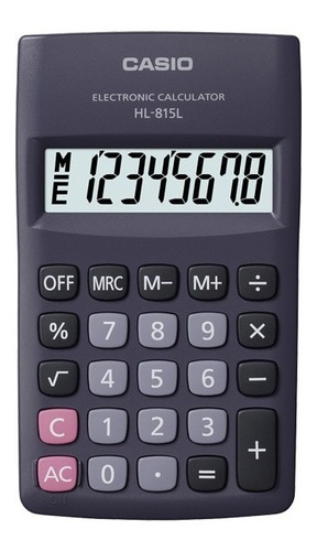 Calculadora Casio Hl-815 Colores Surtidos Relojesymas Color Blanco