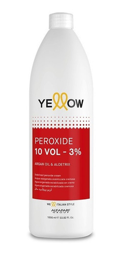 Agua Oxigenada Yellow Oxidante Crema Estable 10/20/30/40