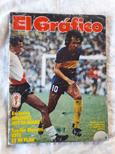 Grafico N° 3136 Año 1979 Galindez - Menotti - Boca River 