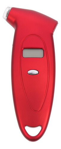 Manómetro Digital Rojo Para Neumáticos, 100 Psi, Retroilumin