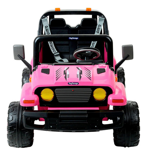 Carro Elétrico Infantil Jipe Ranger Rosa Peg Perego 12v