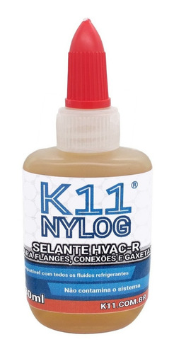 Imagem 1 de 6 de Selante K11 Nylog Veda Conexões Flanges E Gaxetas 30ml