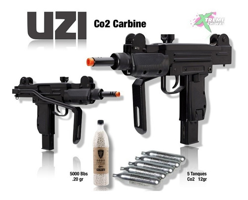 Marcadora Airsoft Uzi Carbine Carabina Umarex Co2 Xtreme P