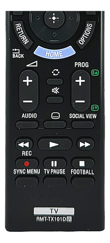Control Compatible Sony Smart Tv Rmt-tx101d Netflix Mayoreo