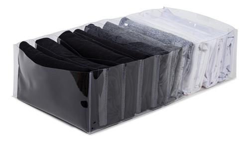 Colmeia Organizadora Transparente Reforçada Para Camisetas G