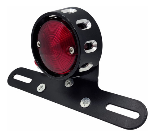 Stop Led Aluminio Maquinado Portaplaca Moto Custom Bobber 