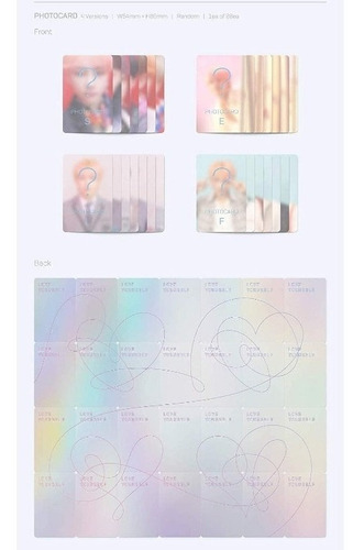 Bts Love Yourself Answer 2cd+photobook+mini Book+photocard