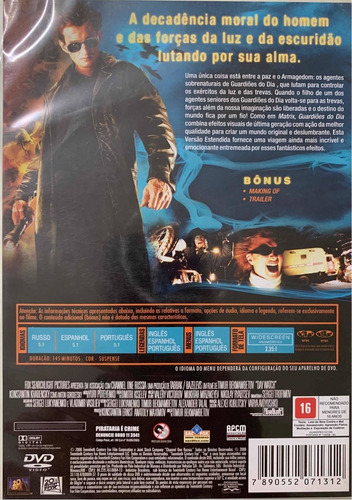 Imagem 2 de 4 de Dvd - Filme - Guardiões Do Dia