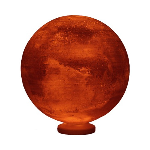 Lampara Velador Marte Gigante 18 Cm Astrolampara Planeta 