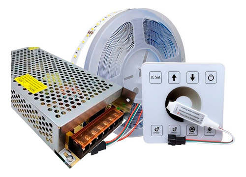 Kit 10 Metros Tira Led Secuencial 20 Modos 24v Ip20 Monotono