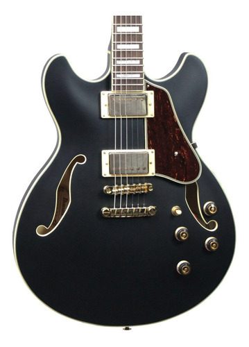 Guitarra semiacústica Ibanez AS73g Bkf Black Flat