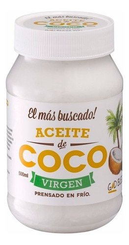 Aceite de Coco Virgen God Bless You 500 Ml