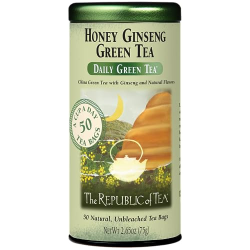 Té Verde Con Miel Y Ginseng, 50 Bolsitas - Republic Of Tea