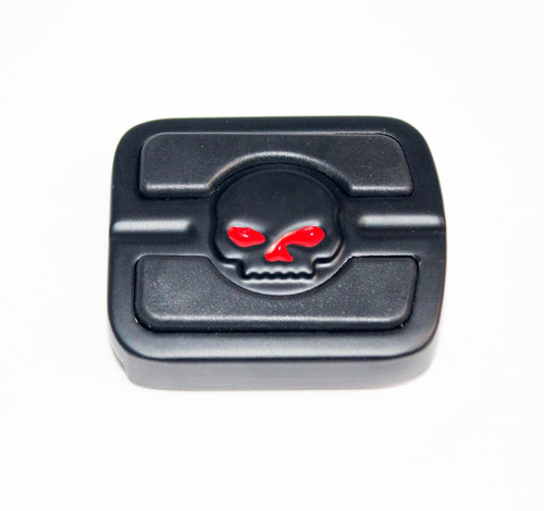 Pedal De Freno Skull Chico Negro Para Harley Davidson