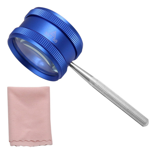 Portátil 35x Lupa De Mano Inastillable 55 Mm Lente De Lupa