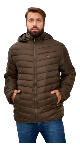 Campera Modelo Liviana Importada Con Capucha Inflada Puffer