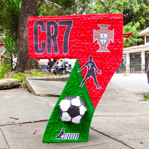 Piñata Número Cr7 Cristiano Ronaldo Fútbol 
