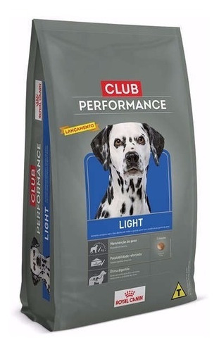 Ração Royal Canin Club Performance Light Cães Obesos 15 Kg