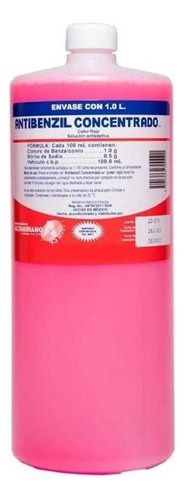 Altamirano Antibenzil Concentrado jabón desinfectante rojo 1L