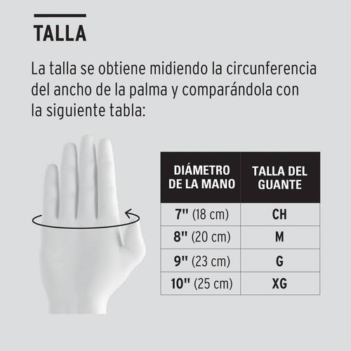 Guantes Nylon Rec. Poliuretano Mediano Truper 13291