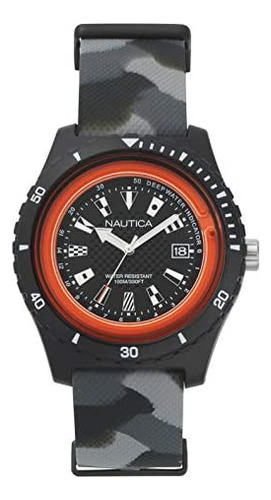 Relógio masculino Nautica/laranja