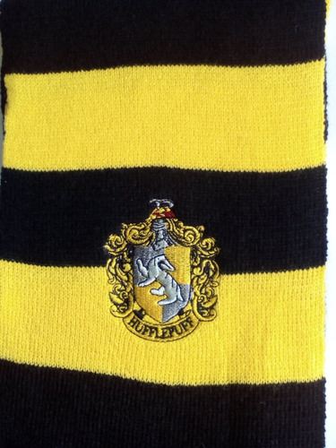 Harry Potter Bufandas Hufflepuff: Amarillo Y Negro